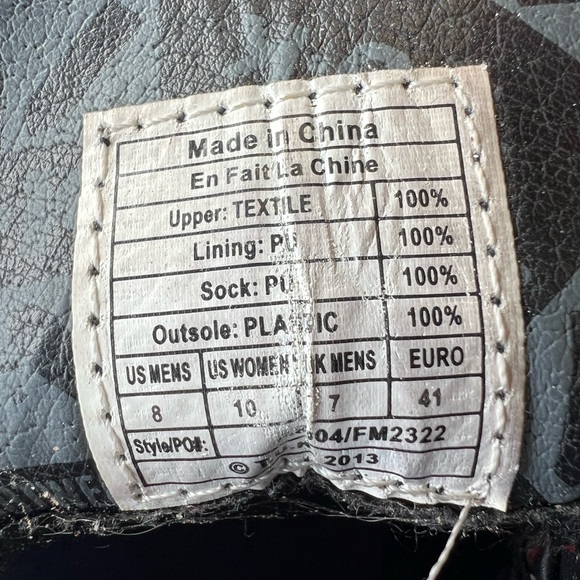 TUK UK 8 RED PLAID STUDDED CREEPERS - Picture 5 of 7